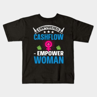 Cashflow Empower Woman Kids T-Shirt